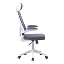 Irodai szék, szürke/fehér, MAGUS