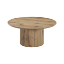 Dohányzóasztal, tölgy, átmérő 80 cm, MAHIR TYP 2