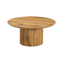 Dohányzóasztal, tölgy, átmérő 80 cm, MAHIR TYP 2