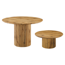 Dohányzóasztal, tölgy, átmérő 80 cm, MAHIR TYP 2