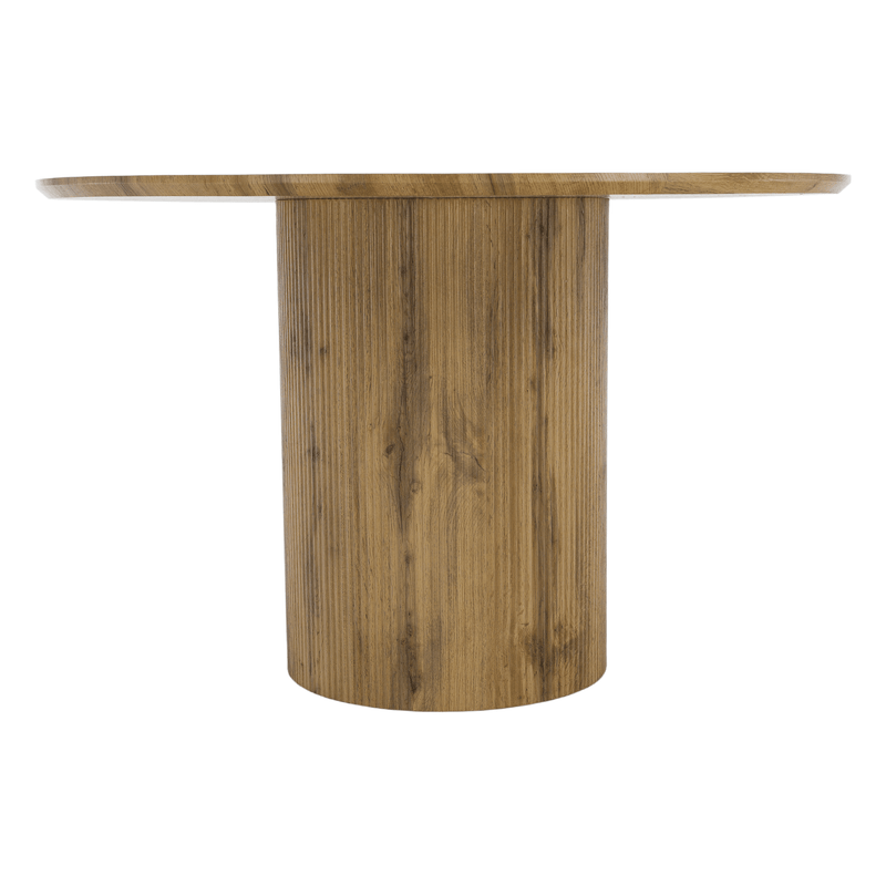 Étkezőasztal, tölgy, átmérő 120 cm, MAHIR TYP 2