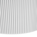 Dohányzóasztal, fehér márvány/MDF, átmérő 80 cm, MAHIR TYP 1