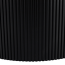 Dohányzóasztal, fekete, átmérő 80 cm, MAHIR TYP 2