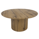 Dohányzóasztal, tölgy, átmérő 80 cm, MAHIR TYP 2