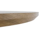 Dohányzóasztal, tölgy, átmérő 80 cm, MAHIR TYP 2