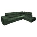 Ülőgarnitúra, smaragdzöld, jobbos, MALAGA BIG