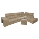 Ülőgarnitúra, bézs, jobbos, MALAGA BIG