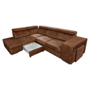 Ülőgarnitúra, barna, balos, MALAGA