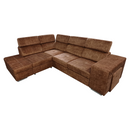 Ülőgarnitúra, barna, balos, MALAGA