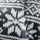 Kétoldalas bárány takaró, téli motívum, 150x200, MALENA