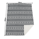 Kétoldalas bárány takaró, téli motívum, 150x200, MALENA