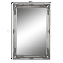 Tükör, ezüst keret, MALKIA TYP 7