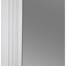 Tükör, fehér fa keret, MALKIA 8