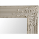 Tükör, krém színű fa keret, MALKIA tip 12