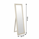 Tükör, krém színű fa keret, MALKIA tip 12