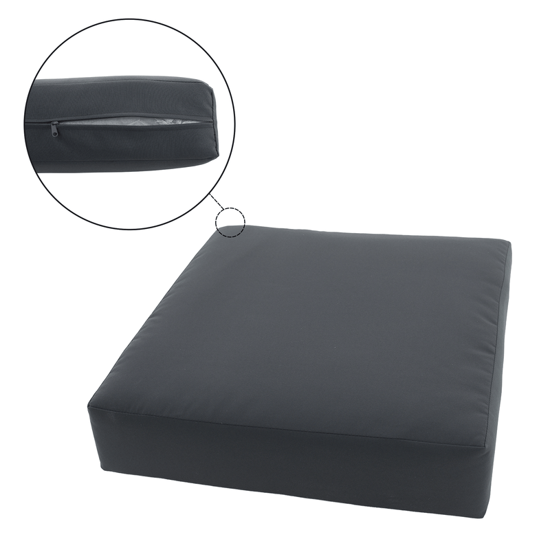 Kerti rattan heverő, szürke/természetes, MALORY