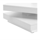 Dohányzóasztal, fehér, MANDY