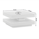 Dohányzóasztal, fehér, MANDY