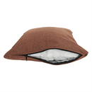 Luxus kivitelű ülőgarnitúra, bézs/téglavörös, balos, MARIETA U