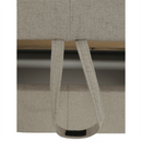 Luxus kivitelű ülőgarnitúra, bézs/téglavörös, balos, MARIETA U