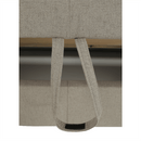 Luxus kivitelű ülőgarnitúra, bézs/téglavörös, jobbos, MARIETA U