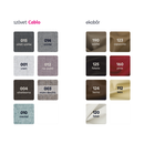 Luxus kivitelű ülőgarnitúra, bézs/téglavörös, jobbos, MARIETA U