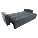 Kihúzható kanapé, szürke, MARIK