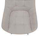 Design fotel, bézs/fekete, MARKEN