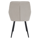 Design fotel, bézs/fekete, MARKEN