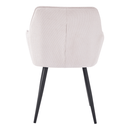 Design fotel, bézs/fekete, MARKEN