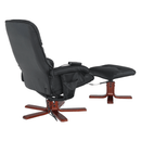 Masszázsfotel, fekete, AUREL 2