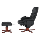 Masszázsfotel, fekete, AUREL 2