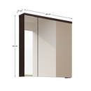 Tükrösszekrény, wenge, MASON WE14