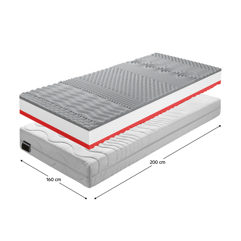 Matrac, habszivacs, 160x200, BE TEMPO 30 NEW