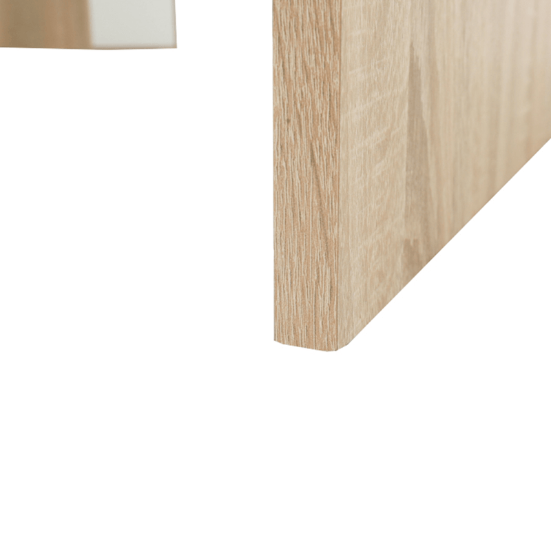 Sarok számítógépasztal, sonoma tölgyfa/fehér, MAURUS NEW MA11