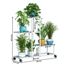 Többfunkciós polcállvány, fehér, MAVERO