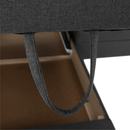 Ülőgarnitúra, sötétszürke, szövet Stark, balos, MAVIS