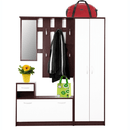 Előszoba összeállítás, wenge, fehér, MECKI