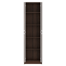 Szekrény, wenge/fehér, MECKI NEW