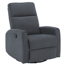 Relax forgószék fotel, szürke, MEKENZI
