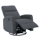 Relax forgószék fotel, szürke, MEKENZI