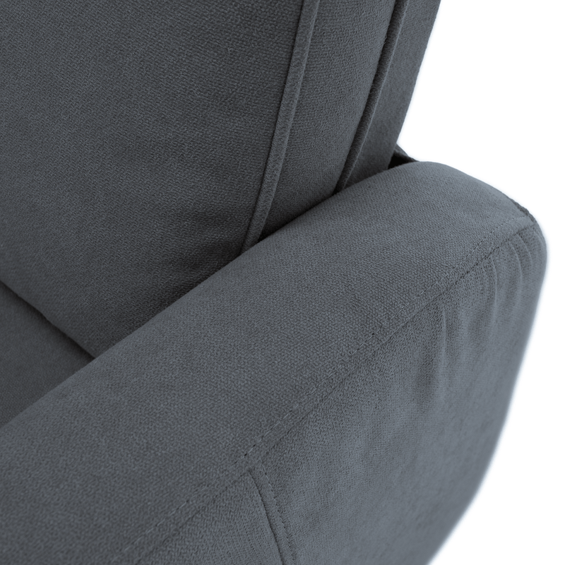 Relax forgószék fotel, szürke, MEKENZI