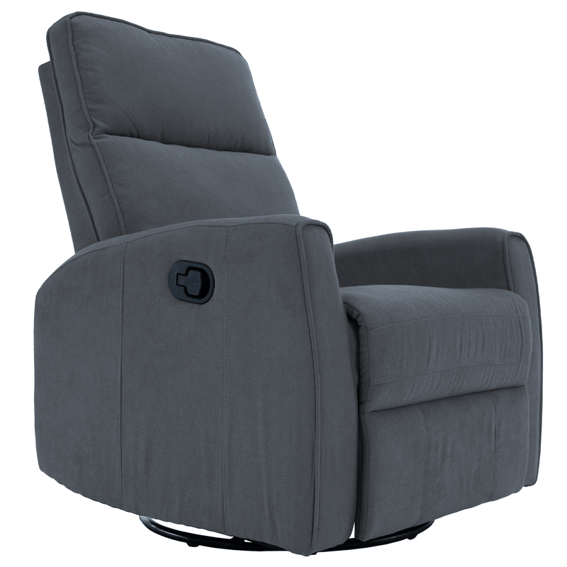 Relax forgószék fotel, szürke, MEKENZI
