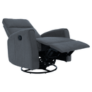 Relax forgószék fotel, szürke, MEKENZI