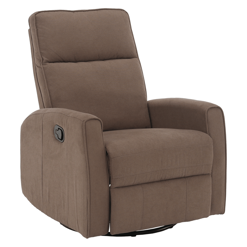 Relax forgószék fotel, szürkésbarna taupe, MEKENZI