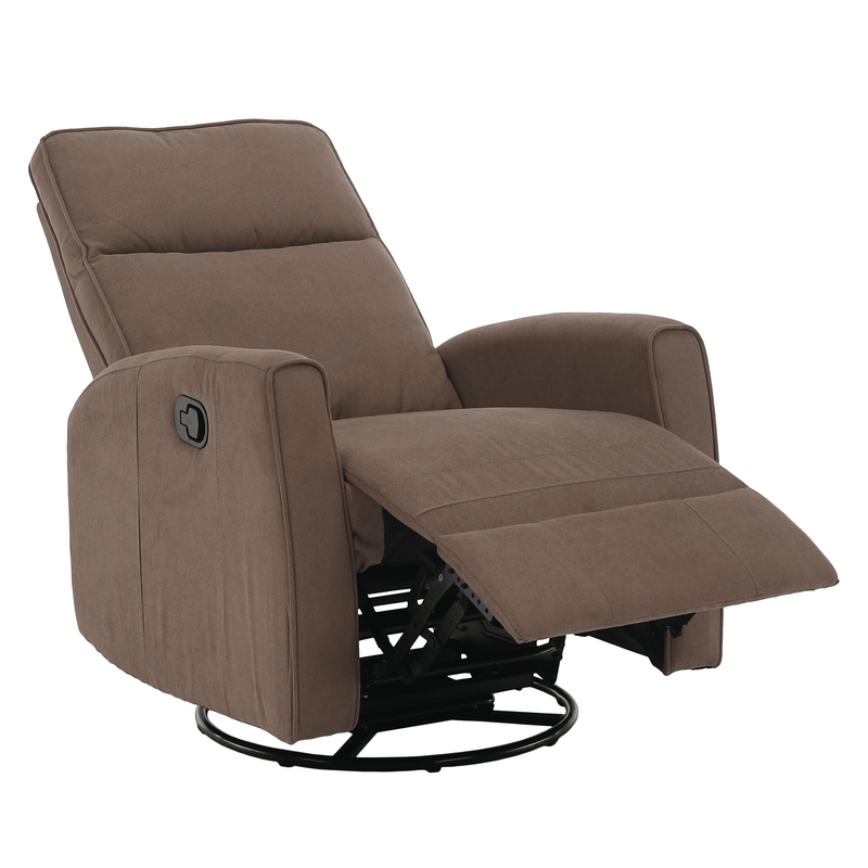 Relax forgószék fotel, szürkésbarna taupe, MEKENZI