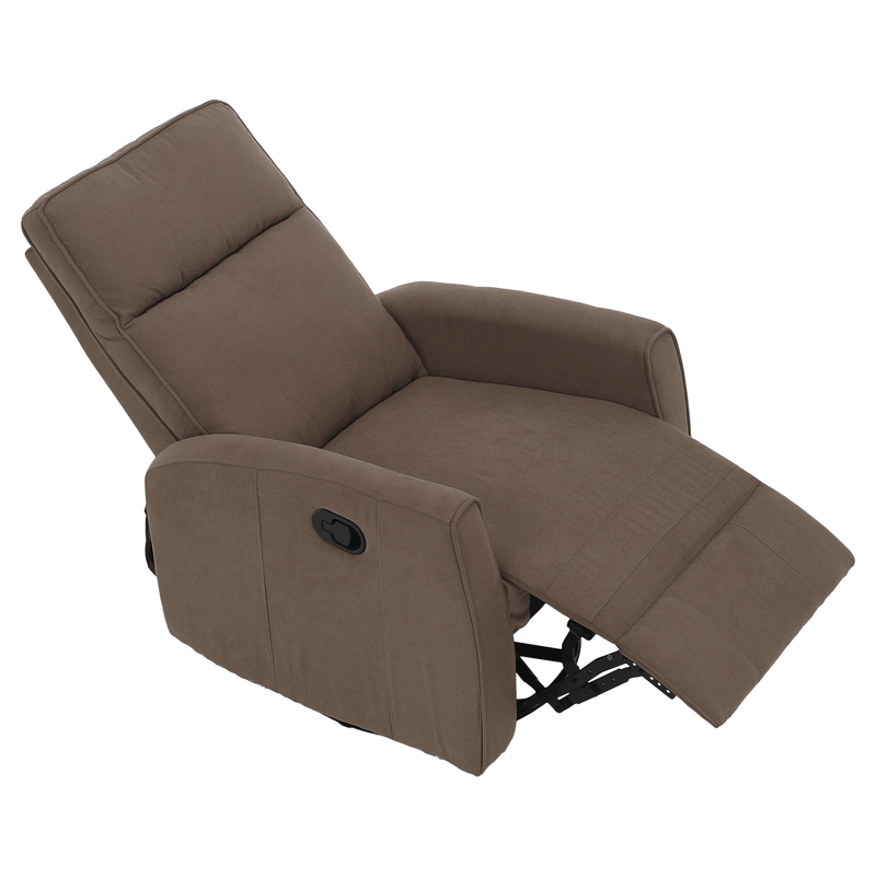 Relax forgószék fotel, szürkésbarna taupe, MEKENZI