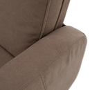 Relax forgószék fotel, szürkésbarna taupe, MEKENZI