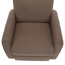 Relax forgószék fotel, szürkésbarna taupe, MEKENZI