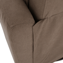 Relax forgószék fotel, szürkésbarna taupe, MEKENZI